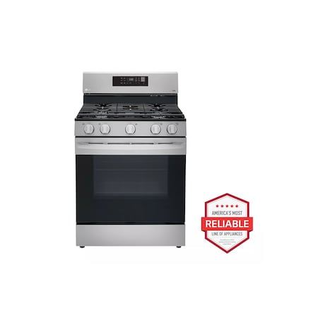 Lg 5.8 Cu Ft Smart Wi-Fi Enabled Gas Range LRGL5823S